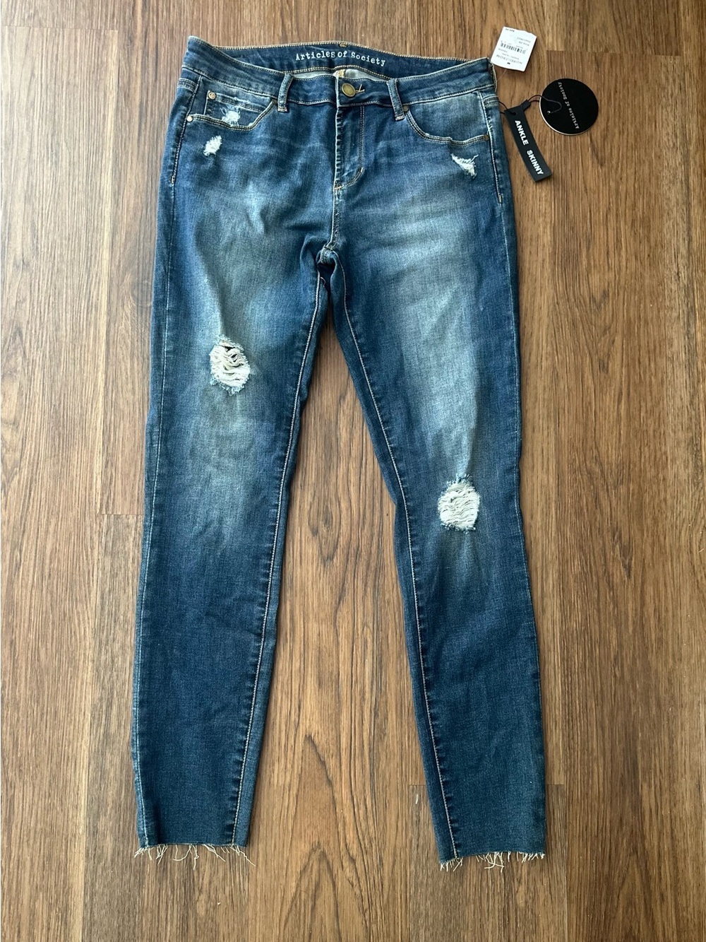 Articles Of Society Women's Distressed Prairie Jeans